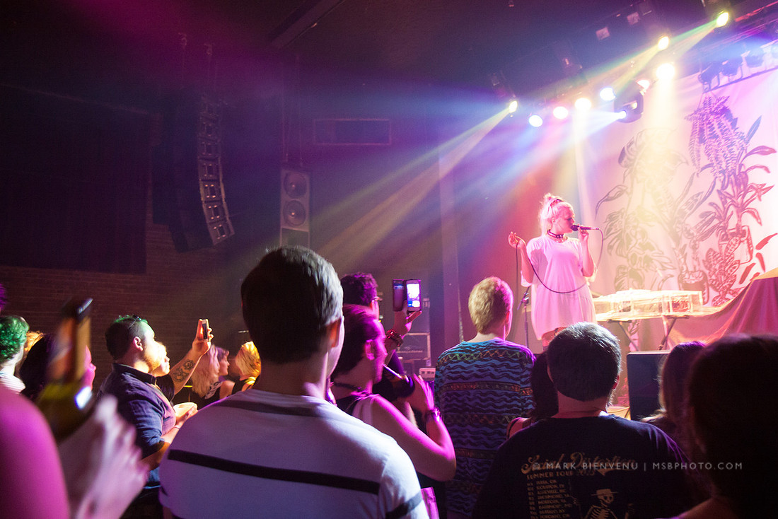MNDR at the Varsity Theater in Baton Rouge, Louisiana