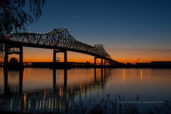 Horace Wilkinson Bridge at Sunset