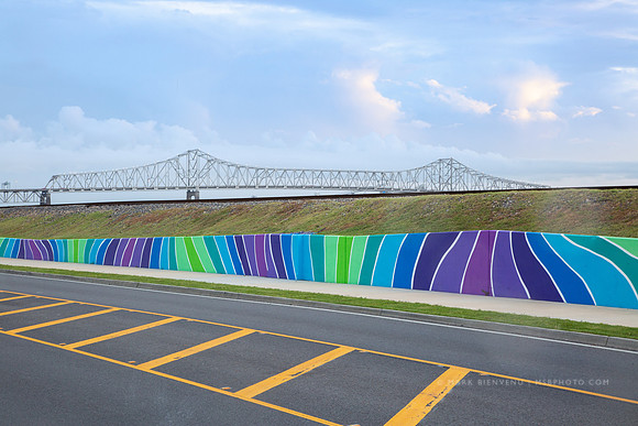 River Road Art Mural | Baton Rouge Architectural Photographer Mark Bienvenu