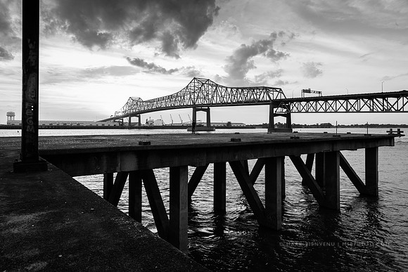 Municipal Dock & Horace Wilkinson Bridge