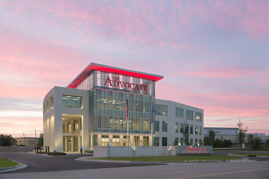 The Advocate Corporate Headquarters | Louisiana Architectural Photographer Mark Bienvenu