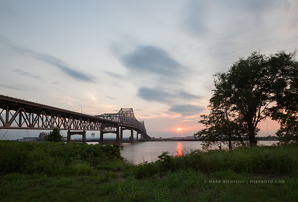 Sunset at the Horace Wilkinson Bridge